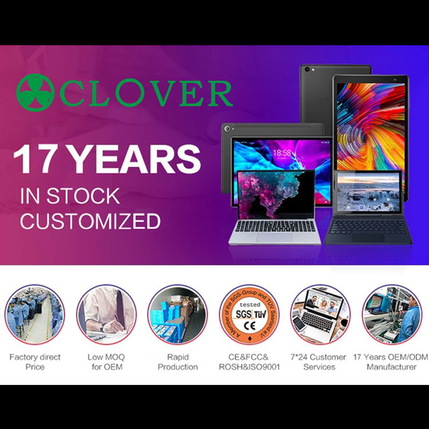 Clovertek Tablet,10.1 inch Android 13 Tablet PC,MT8766,3GB RAM,32GB ROM,4G LTE,5+8MP,G+G,Dual Speaker