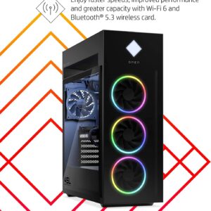 HP OMEN 45L GT22 Gaming Desktop Tower - 13th Gen Intel Core i7-13700KF 16-Core up to 5.40 GHz CPU, 32GB DDR5 RAM, 2TB NVMe SSD, GeForce RTX 4080 16GB GDDR6X, Windows 11 Home, Jet Black