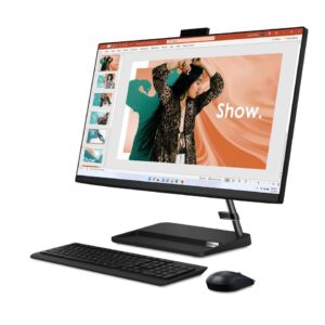 Lenovo IdeaCentre 27-inch AIO 3i All-in-One Desktop, Intel 8-Core i5-13420H, 27" FHD IPS Touchscreen, Intel UHD Graphics, Wi-Fi, Bluetooth, 5MP Camera, HDMI, RJ-45, 16GB DDR4 1TB M.2 SSD, Win10 Pro