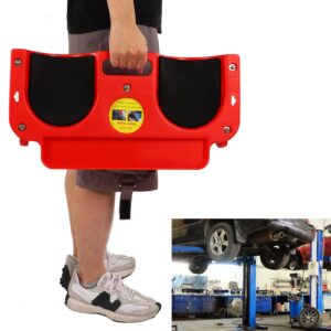 Kneeling Pad, Rolling Knee Dolly Sliding Knee Pads Protector with 5 Swivel Castors Repair Tool Tray for Mechanic Carpenter Flooring