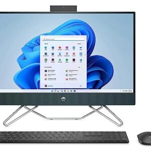 HP 24 inch All-in-One Desktop, Intel 10-Core i5-1235U, 23.8" FHD IPS Touchscreen, Iris Xe Graphics, WiFi 6, Bluetooth, HDMI, RJ-45, 32GB DDR4 2TB M.2 SSD, Win11 Pro, Wireless Keyboard and Mouse