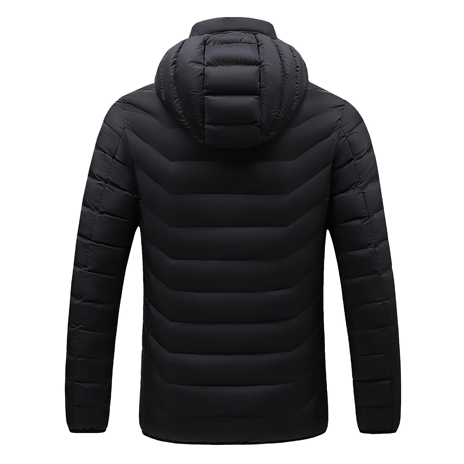 Men's Heated Jacket Winter Heating Coat Women Heated Hoodie 17 Heating Areas Smart Electric Heated Jackets Body Warmer