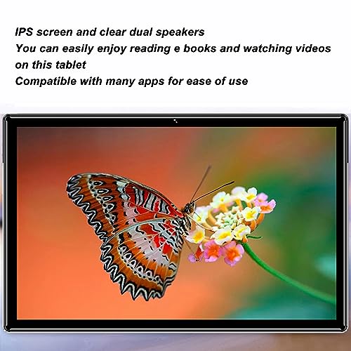 HEEPDD 8 Core CPU Calling 5G WiFi Tablet, 12 Learning Kids Tablet 100-240V IPS Screen (US Plug)