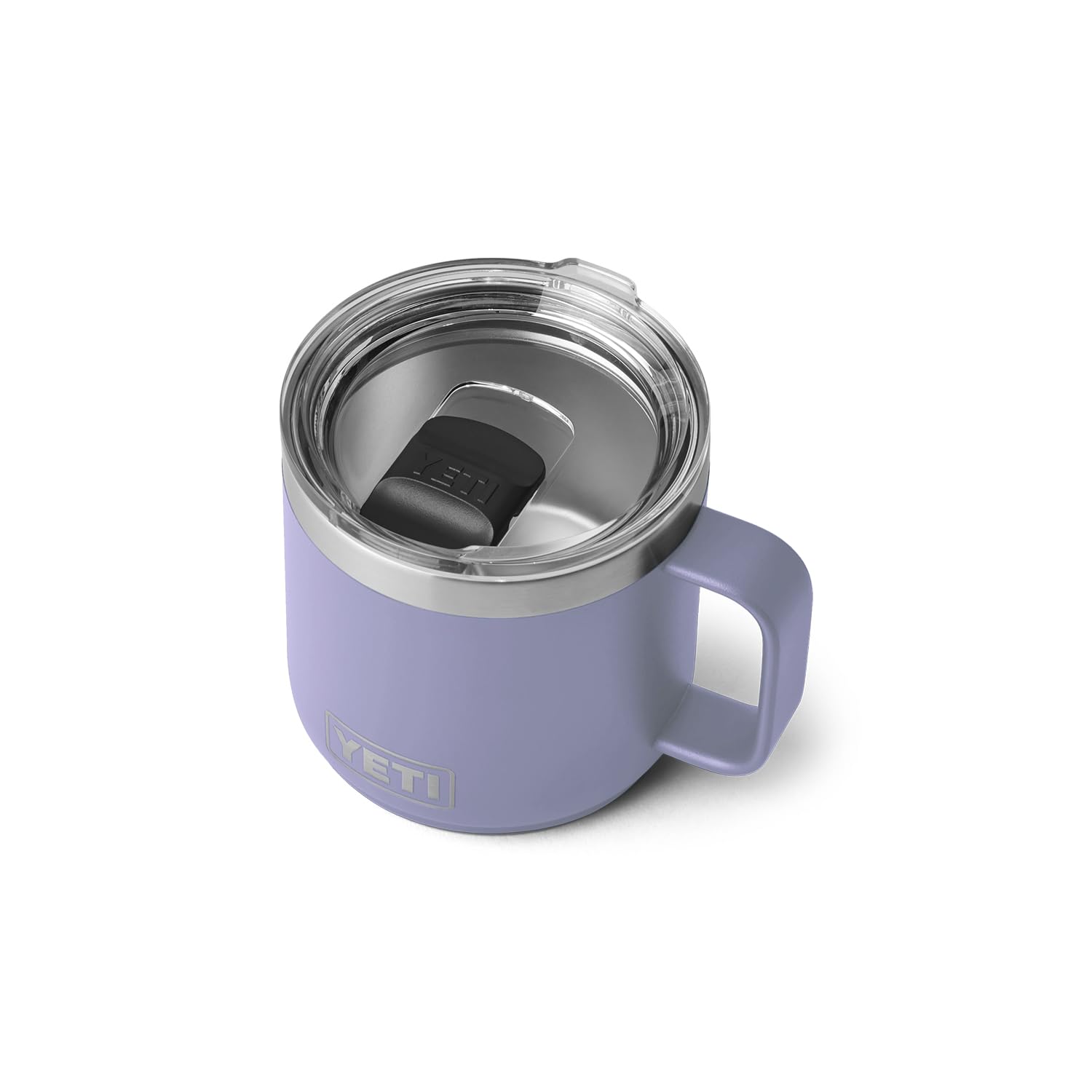 YETI Rambler 14 oz Stackable Mug, Vacuum Insulated, Stainless Steel with MagSlider Lid, Cosmic Lilac