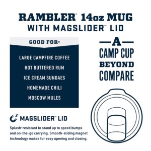 YETI Rambler 14 oz Stackable Mug, Vacuum Insulated, Stainless Steel with MagSlider Lid, Cosmic Lilac