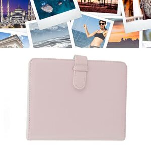 3-inch Photo Album, 256-pocket Waterproof Photo Album for Tickets Business Card (pink)