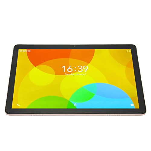 HEEPDD 10.1 Inch Tablet, AU Plug 100-240V 2.4G 5G WiFi 4G LTE Tablet 1920x1200 Resolution for Android 11.0 for Learning (Gold)