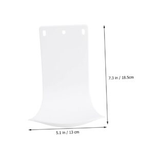 STOBAZA 2pcs Plastic Water Tray Foaming Drip Trays Decorative Tray Garnish Tray Wall Mount Soap Dispenser Stand Bracket Foam Soap Decorative Soap Abs Drop White Washing Machine