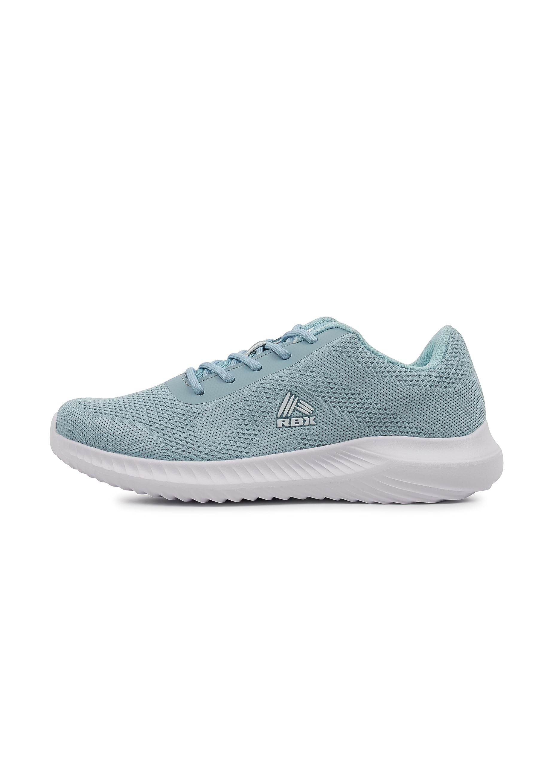 RBX Women's Lightweight Running Shoe Quick Dry Mesh Athletic Training Shoe Breathable Gym Sneaker Commuting Sneaker Lace Up Sneakers for Walking, Workouts, Dog Walks, Casual Wear Light Blue 2.0 8