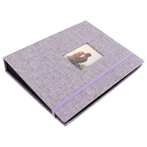 picture album, wear resistant fashionable 208 album fine workmanship for gift (purple)