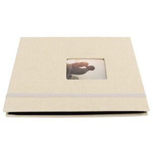 Picture Album, Wear Resistant Fashionable 208 Album Fine Workmanship for Gift (Khaki)