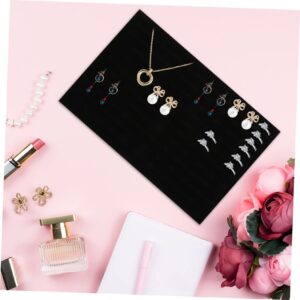 Zerodeko 20 Pcs Jewelry Box Pad Earring Sponge Tray Earring Tray Liner Foam Ring Holder Black Jewelry Display Sponge Holder Hand Jewelry Holder Black Serving Tray Sponge Mat Insert Earrings