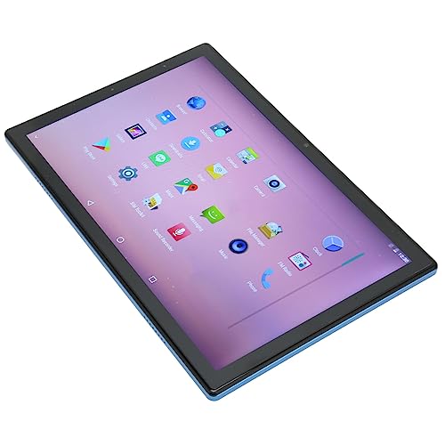 HEEPDD HD Tablet Blue 10 Inch Tablet 100-240V 6GB 256GB 8 Core CPU for on The Go (US Plug)