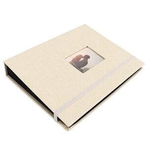 photo album, mini large capacity delicate lightweight photo album for ticket (khaki)