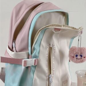 irLocy Y2K Backpack Cute Aesthetic Backpack Preppy Backpack Aesthetic Supplies Cute Kawaii Backpack Y2K Accessories (black)