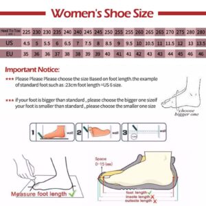 Women's Orthopedic Arch Support Platform Mary Jane Shoes,T-Strap Breathable Mesh Stretch Lightweight Comfortable Fashion Wedge Sneakers (Red,7)