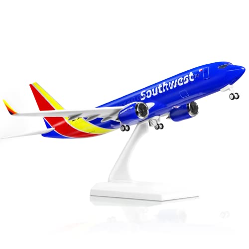 Joylludan 1:130 Model American Southwest Model Airplane Alloy Diecast Planes for Collection,Birthday or Business Gift