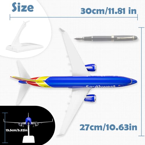 Joylludan 1:130 Model American Southwest Model Airplane Alloy Diecast Planes for Collection,Birthday or Business Gift