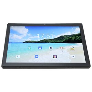 airshi office tablet, tablet pc black 10.1in fhd octa core cpu for work (us plug)