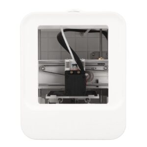 3d printer, white high, portable intelligent app control, small 3d printer for beginners (us plug)