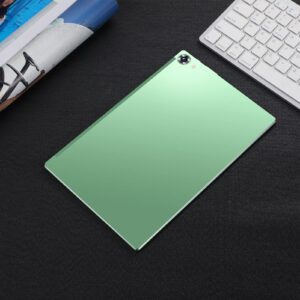 HEEPDD 10.1 Inch Tablet 6000mAh Rechargeable Green 2.4G 5G WiFi HD Tablet 8GB RAM 256GB ROM (US Plug)