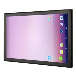 heepdd 10.1 inch tablet, calling tablet 2.4 5gwifi dual band 8 core cpu 100‑240v black for android11 for office (us plug)