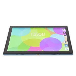 HEEPDD 10.1 Inch Tablet, 100-240V 4GB 32GB Blue Calling Tablet 5MP Front 13MP Rear 2.4G 5G Dual Band with OTG Cable for Android 8.1 (US Plug)