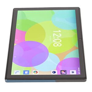 HEEPDD 10.1 Inch Tablet, 100-240V 4GB 32GB Blue Calling Tablet 5MP Front 13MP Rear 2.4G 5G Dual Band with OTG Cable for Android 8.1 (US Plug)