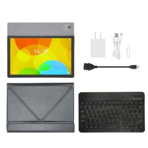 10.1 Inch Tablet, Gaming Tablet 1920x1200 Dual Camera Dual Speakers 2 in 1 for Travel for Android 11.0 (US Plug)