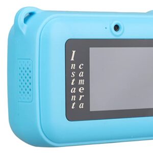 Digital Camera Colorful Kids Selfie Camera Outdoor Viewing for Girls (Blue)