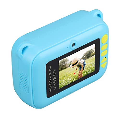 Digital Camera Colorful Kids Selfie Camera Outdoor Viewing for Girls (Blue)