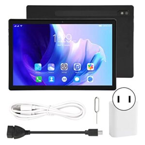 HEEPDD 10.1 Inch Tablet 100-240V Dual Cameras GPS Function 128GB ROM 2.4G/5G HD Tablet for Home Reading (US Plug)