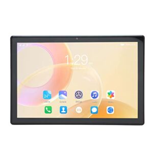 Airshi Office Tablet, 10 Inch Tablet Dual Camera Octa Core CPU Blue IPS Screen for School (US Plug)