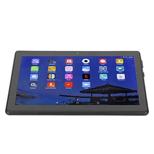 HEEPDD Tablet PC, 8 Inch Tablet Black Back 8.0 Megapixels Front 2.0 Megapixels for Home for Kids for Office (US Plug)