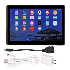 HEEPDD Tablet PC, 8 Inch Tablet Black Back 8.0 Megapixels Front 2.0 Megapixels for Home for Kids for Office (US Plug)