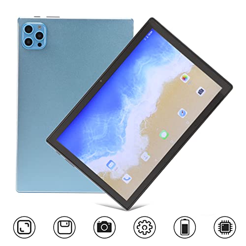 HEEPDD Kids Tablet, MT6889 8 Core CPU for Android 12 1920x1200 IPS 2.4G 5G Dual Band WiFi 100-240V 10in Tablet for Learning (US Plug)
