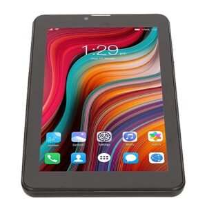 HEEPDD Tablet PC, 1960x1080 HD 7 Inch Tablet Front 500W Rear 800W Black Expandable Up to 128GB 4GB 32GB 6000mAh Capacity for Android 10.0 for Playing Games (US Plug)