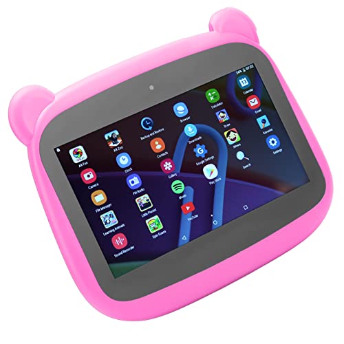 HEEPDD Kids Tablet, HD Tablet 32GB ROM 5000mAh US Plug 100‑240V 7 Inch Screen Dual Camera for Game (US Plug)