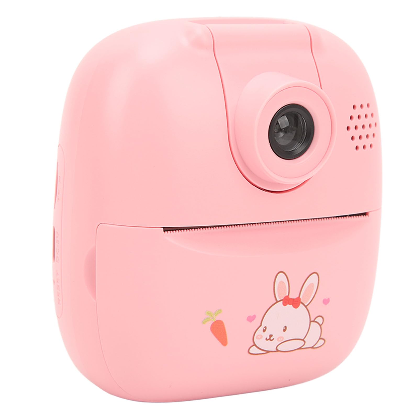 Kids Digital Printing Camera, 24MP 720P HD Recording Kids Digital Printing Camera for Travel (Pink)