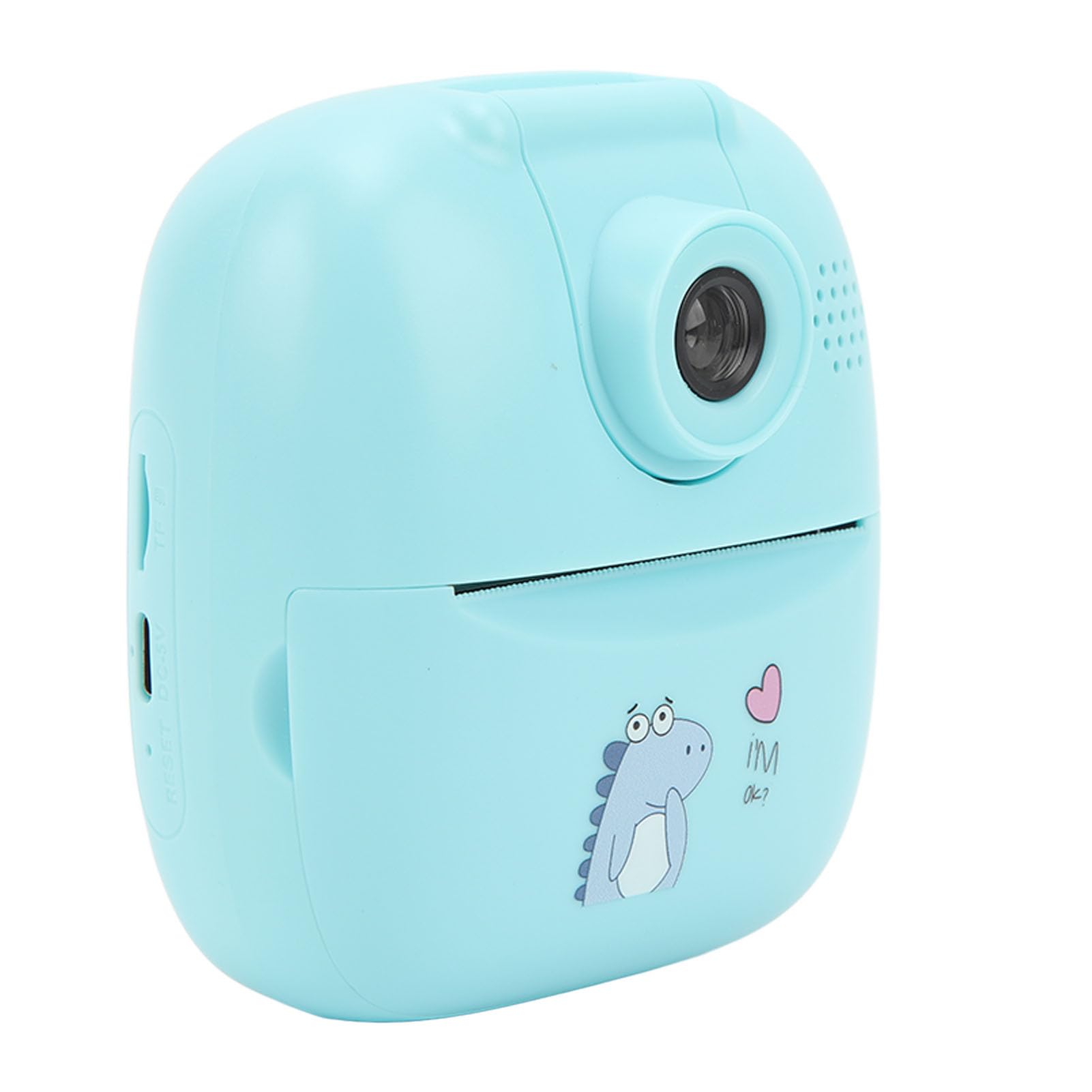 Kids Digital Printing Camera, 24MP 720P HD Recording Kids Digital Printing Camera for Travel (Blue)