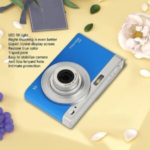 4K Digital Camera, Full HD 50MP 16X Digital Zoom Compact Point and Shoot Camera, Lightweight Small Vlogging Video Camera with Built in Flash & Filters, for Beginners Kids Teens