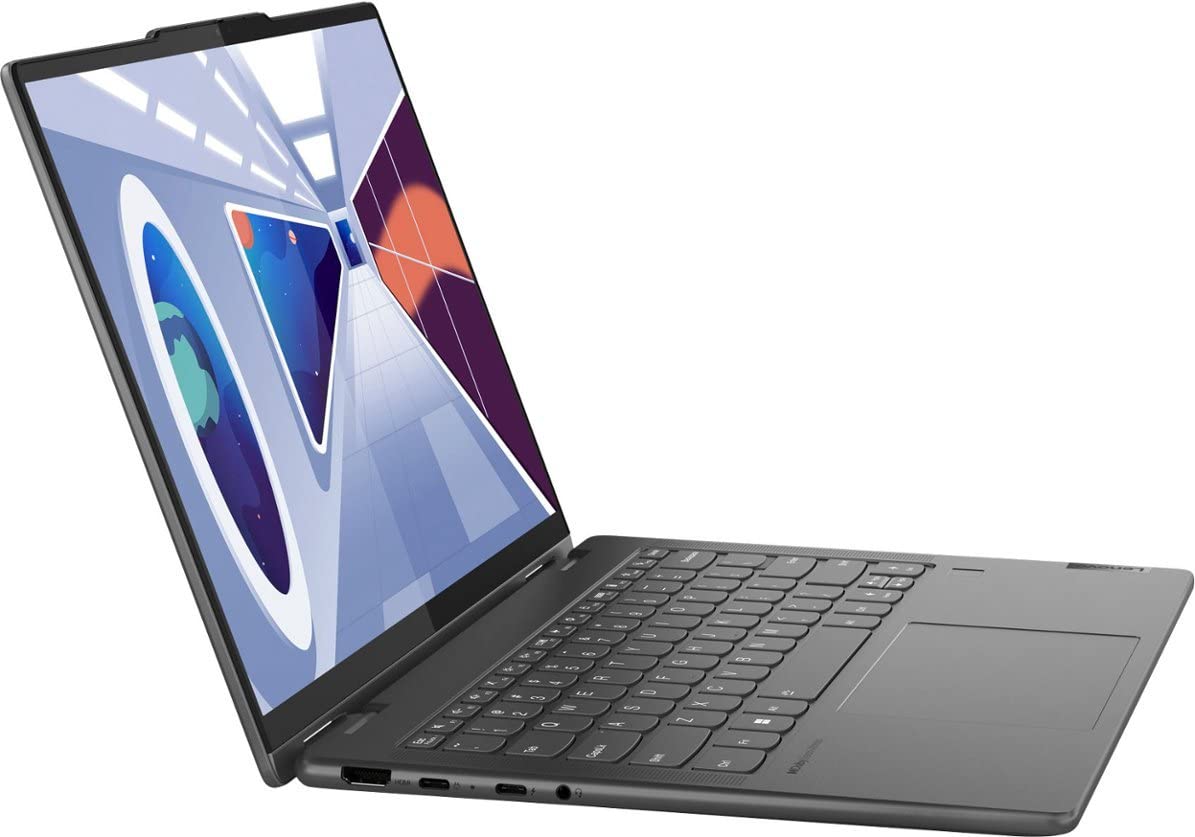 Lenovo Yoga 7i 2023 2-in-1 Laptop 14" 2.2K IPS Touchscreen 10-Core Intel i5-1335U 8GB RAM 512GB SSD Iris Xe Graphics Thunderbolt 4 Wi-Fi 6E Backlit Keyboard Fingerprint Windows 11 Pro w/ONT 32GB USB