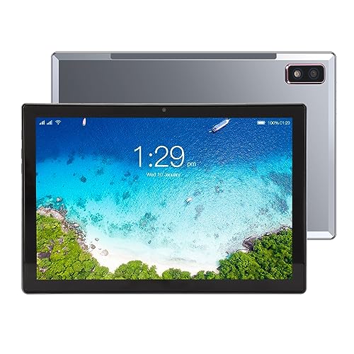 HEEPDD Tablet PC, 100‑240V 5G Dual Band WiFi 4G Calls for Android10 Tablet PC for Students (US Plug)