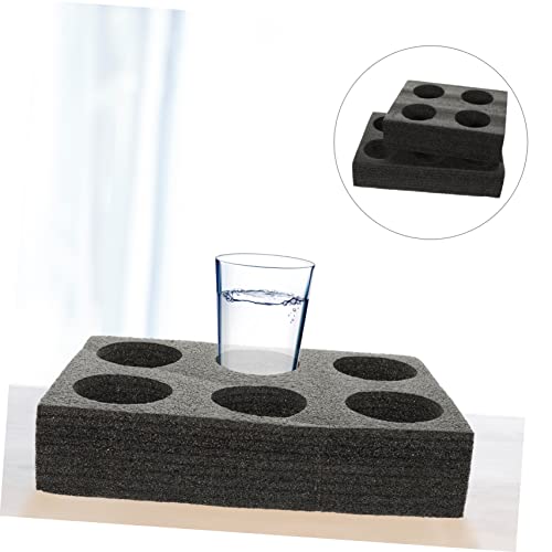 Angoily 4 Pcs Pearl Cotton Cup Holder Cup Holder for Car Sofa Car Cup Holder Portable Take Out Cup Carriers Beverage Cup Holder Convenient Cup Holder Outdoor Cup Trays Hot Drink