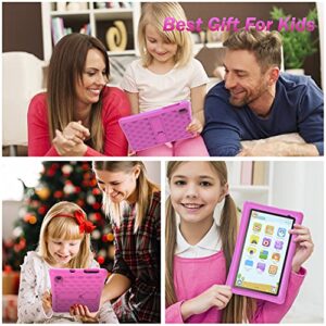 Kids Tablets, 7 inch Tablet for Kids Toddlers, Android Kids Tablet Children Tablet 2GB+32GB with Parental Control, Bluetooth, WiFi, Dual Camera, Google Play Store Pre Installed (Pink)