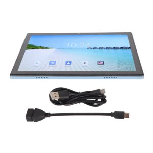 Ymiko 10.1 Inch Tablet 8.1, 2GB RAM 32GB ROM, Octa Core CPU, Front 5MP Rear 13MP Cameras, 4G Calling, 100‑240V (Blue)