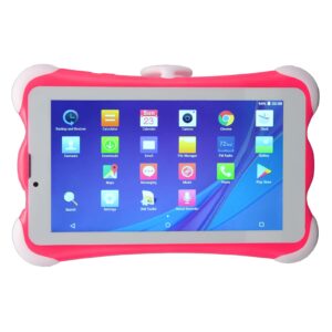 ymiko 7 inch hd 3gb 32gb kids tablet with wifi dual sim for toddler tablet pink 100‑240v (us plug)