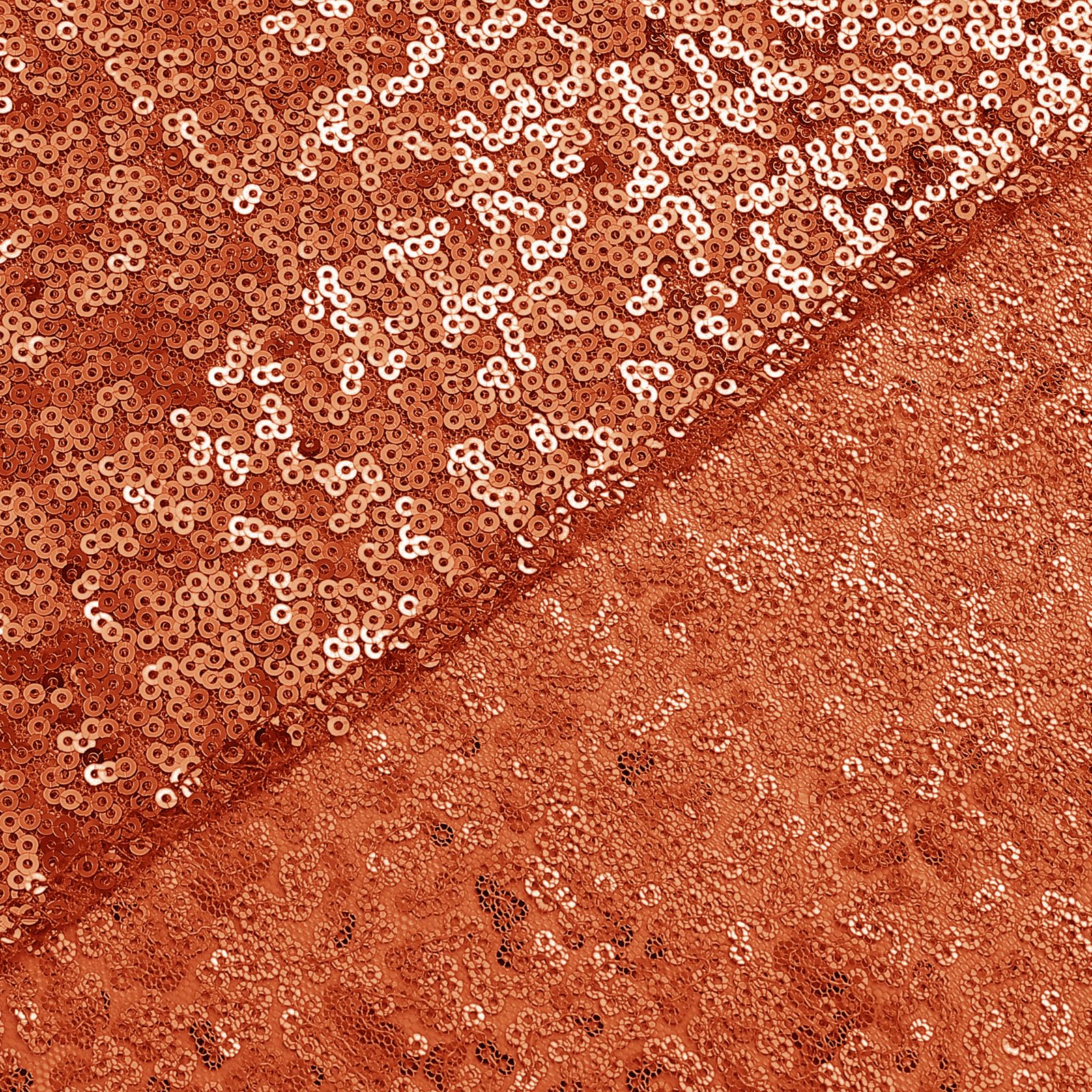 Sugargirl Orange Sequin Backdrop Curtain 2 Panels 2FTx8FT Glitter Orange Background Drapes Sparkle Photography Backdrop for Party Wedding Birthday Wall Decoration