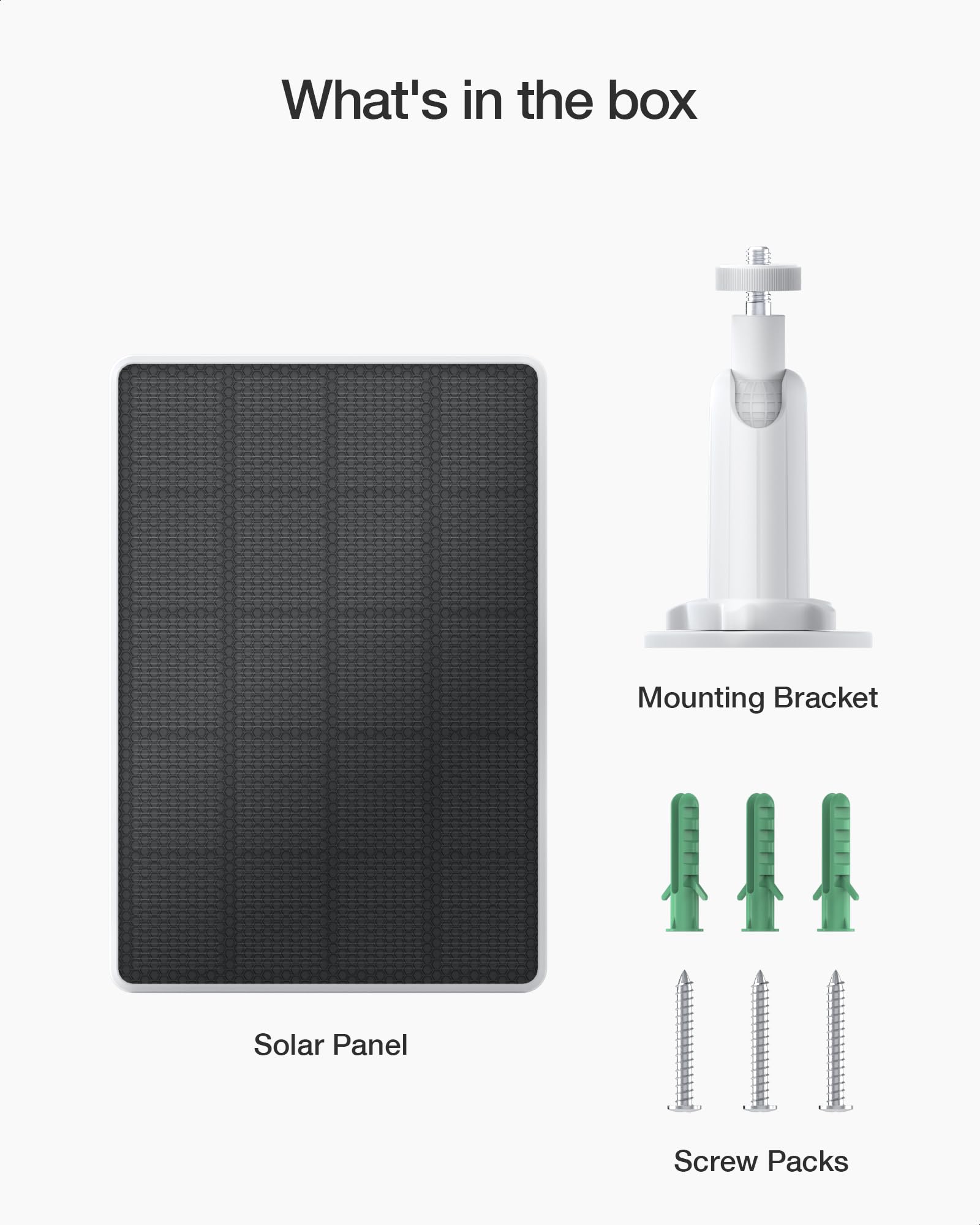 Lindo Solar Panel 3W Compatible with Lindo Doorbell Camera and Spotlight Camera