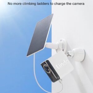 Lindo Solar Panel 3W Compatible with Lindo Doorbell Camera and Spotlight Camera